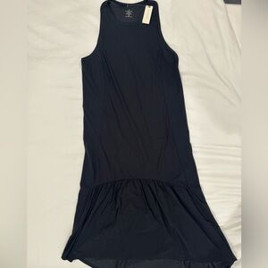 NWT Sweaty Betty Black Sleeveless Athletic Maxi Dress